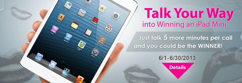 Talk your Way into winning an iPad Mini
